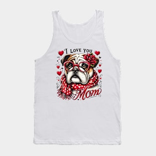 happy mother's day. dog mom lovers funny Tank Top